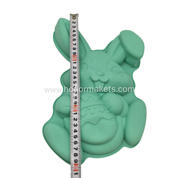 EASTER Bunny with Egge Silicone Mould